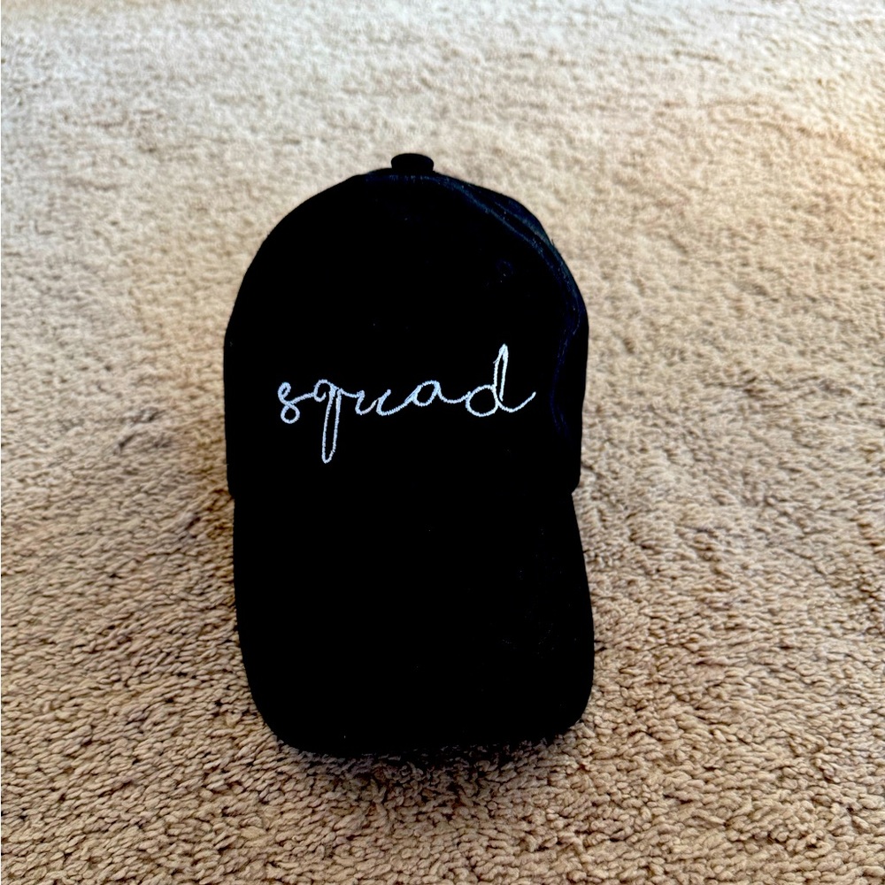 “Squad” baseball hat worn once